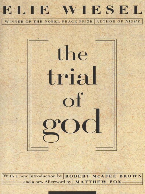 Title details for The Trial of God by Elie Wiesel - Wait list